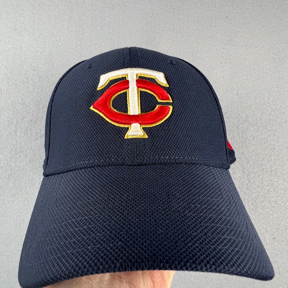 OC Sports Minnesota Twins Hat Mens OSFM Navy Blue Camo Brim MLB Baseball Cap